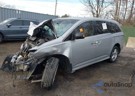 2012 Honda Odyssey Touring/Touring Elite from USA, damaged, VIN 5FNRL5H94CB105547